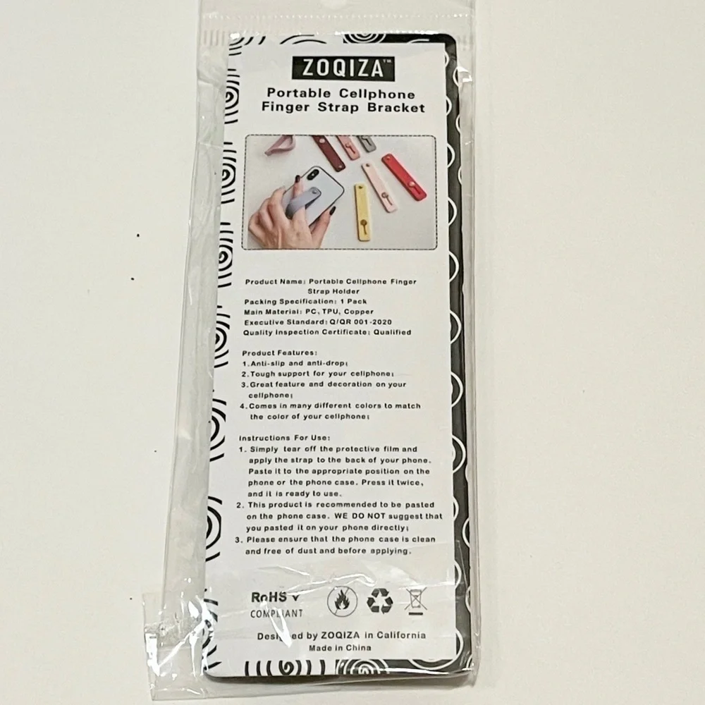 Brand New With Tags! Zoqiza portable cell phone finder strap bracket in pink. OS